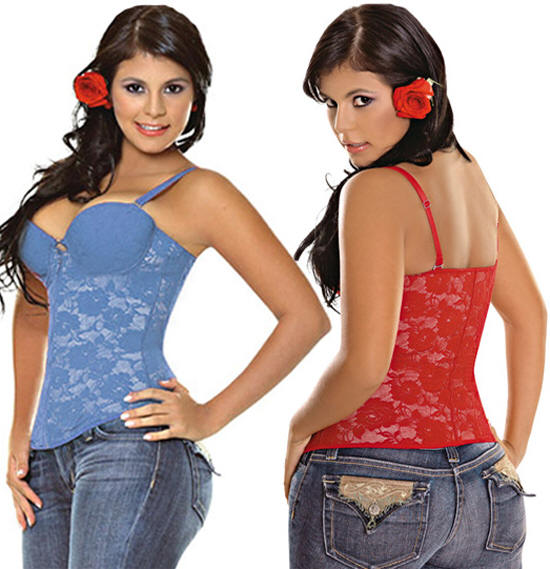 Faja Salome Powernet Vest removable straps 0313 - Salome Colombian