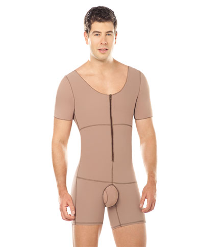 Body Shaper for men with sleeve and zipper (11018) - Catherines Fashion