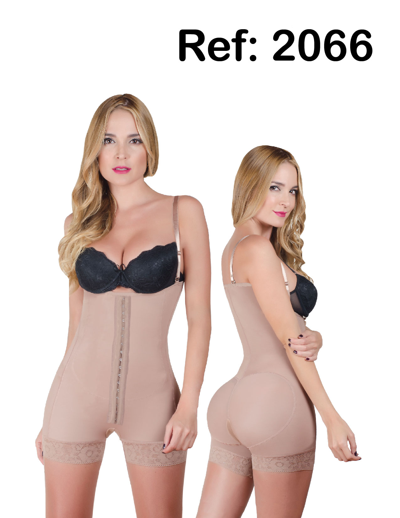 2066 FAJAS TEE Body Girdle W/Suspenders, Panels, and No Legs - Catherines  Fashion