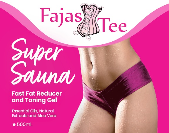 FAJAS TEE Fat Reducer and Toning Gel SUPER SAUNA 500g